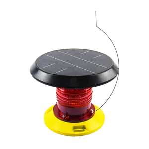 Medium Intensity L864 LED Aviation Obstacle Warning Solar Telecom Tower Obstruction Light