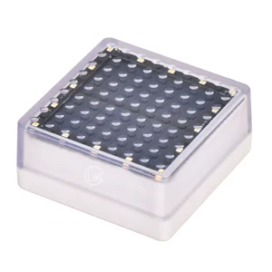 Lacelesty IP65 Waterproof Pathway Light Decorative Square Paver Brick Lamp Outdoor Garden Solar LED Bricks Light