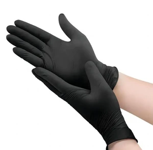 Disposable Nitrile Gloves, Chemical Resistant, Powder-Free, Latex-Free, Non-Sterile, Food Safe, 2.5 Mil, 100-Count