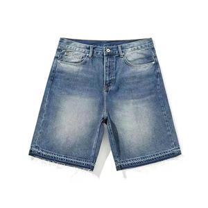 Wholesale Custom Denim Shorts for Women OEM Jeans Shorts Manufacturer Wholesale Fashion Streetwear Customized Applique Work