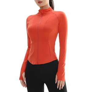 Women's Sports Jacket Running Yoga Fitness Clothes High Elastic Quick Dry Fitness Yoga Top