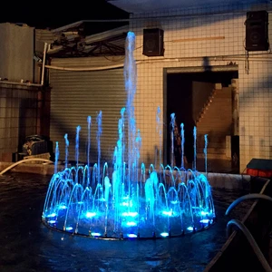 1.5M Round Outdoor Dancing Water Musical Fountain Equipment for Pools
