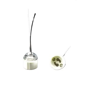 GU10 Ceramic Lamp Holder Lighting Base Socket with M10 Screw Bracket