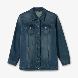 Women's Casual Long Sleeve Denim Jacket Breathable Low MOQ Warm Stylish Washed Customized Women Denim Jacket