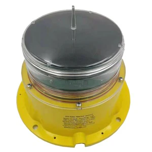 20000cd Telecom Electric Iron White LED Flashing Type A Building Chimney Medium Intensity Tower Aviation Obstruction Light