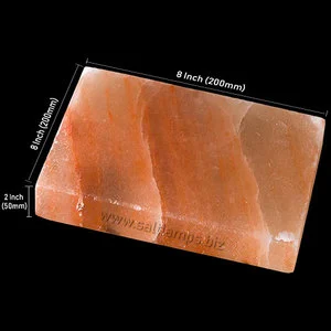 Exquisite Handmade Himalayan Pink Salt Brick Lamp in Elegant Love Style for Premium Home and Kitchen Decoration