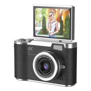 High Definition Mini Digital Camera for Kids TF Card Camera Rotates Instant Print CCD Imaging Sensor for Selfies