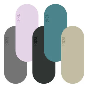 Miska Capsule Two Ends Round Pu Yoga Mate Natural Rubber, Extra Long Custom Shape Oval Arched Curve Mat Yoga Mat