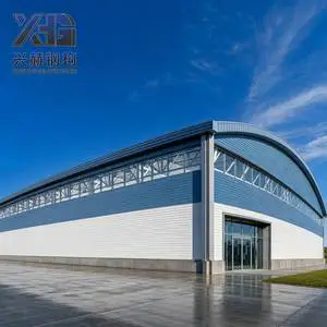 Large Span Prefab Steel Structure Building Metal Indoor Swimming Pool Aquatic Center With Arch Roof