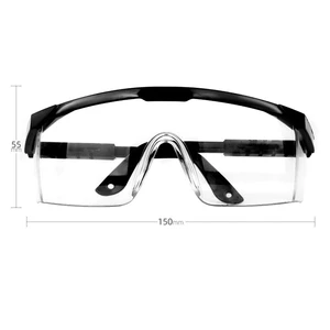 Safety Goggles Eye Shields Splash-Proof Flat-Lens Wind Sand Dust-Proof Polished