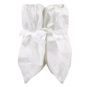 CAMSTERILE Sterilizable Disposable Anti-Slip SF Coated Non-Woven Fabric ESD Safety Cleanroom Shoe Covers Customized