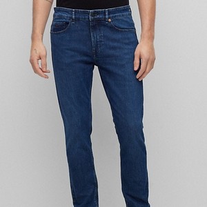 Men's Slim Straight Regular Fit Breathable Solid Washed Denim Jeans Comfortable Casual Trousers Latest Style ODM