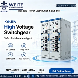 33kV Indoor KYN28 Medium Voltage Switchgear 40kA Power Distribution Panel 100kVA IEC Certified For Utility Power Distribution
