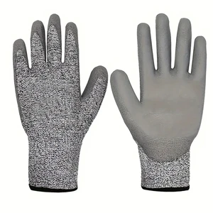 Highest Quality Cut Resistant Gloves Comfortable Breathable Safety Work Gloves Anti-Cut Grip HPPE Material Light/Medium