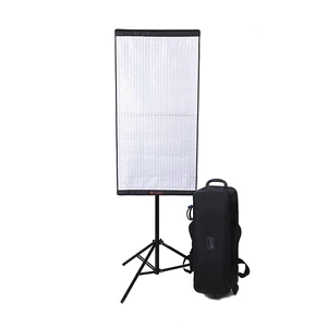 Falcon Eyes RX-48TDX 3000K-5600K Bi-Color 300W DMX Super Slim LED Flex Camera Photo Video Studio Light Kit