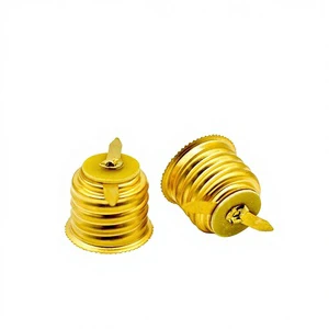 E17 Double Pointed Brass Screw Welding-Free Lamp Holder 250V 5A Fitting Kit