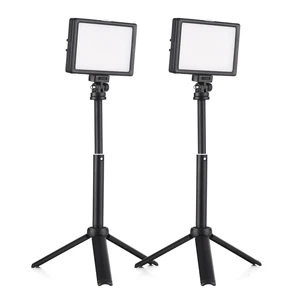 Customized 2 PCS 15W LED Video Light Set Desktop Photography Fill Light Adjustable Brightness CRI95 LED Light