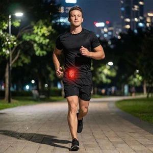 LED Rechargeable Running Light 450 Lumens 5 Modes IP44 Chest Waist Lamp for Night Safety and Trail Running