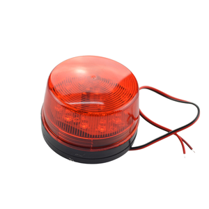 DC 12V Amber/Blue and Red LED Strobe Lights for Home Security System Plastic Material Easy Installation