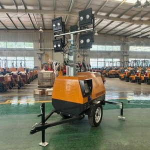 Factory Price 4x 400W LED Lighting Tower 7m Height LED Lamp Lighting Tower