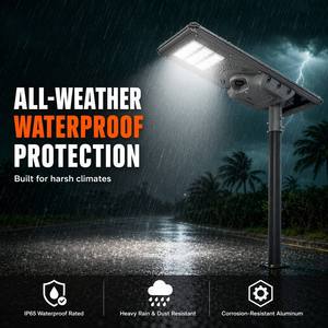 High Quality All-in-One Solar Street Light With Remote Control And Motion Sensor For Outdoor Use