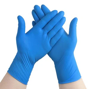 Wholesale Disposable Nitrile Gloves Powder-Free Exam Safety Gloves in Custom Colors