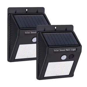 20 led solar sensor wall light,solar led light outdoor motion sensor for garden