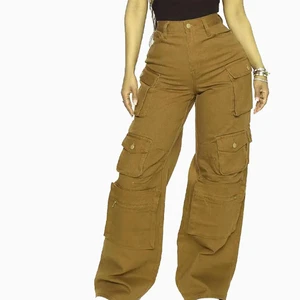 2025 Women's High-Waisted Breathable Casual Jeans OEM Wide-Leg with Cross Strap Decoration Hollowed Out Fashion Design