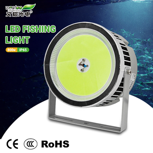 Wholesale Custom 800W LED Fishing Lights Lamp Green Cyan Deep Sea Trap Attract Squid Tuna Marine Float Fishing Lights For Boats