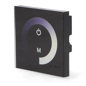 dimmer empotrable tctil monocolor 12/24v para tiras led, control de brillo, ideal para ambientar espacios y ajustar la