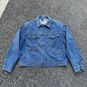 Custom LOGO Fashion Washed Denim Jacket for Men Multi Pocket Jeans Jacket Man Casual Coat