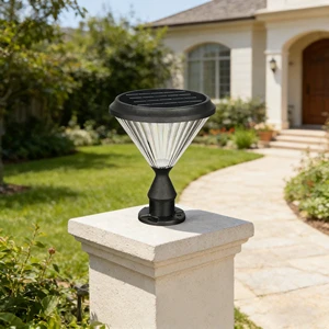 Guesthouse Outdoor Courtyard Decorative Lighting Customizable Waterproof IP65 Warm Light LED Solar Powered Dimmable Aluminum+PC