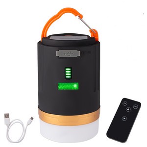 Remote Control LED Camping Light USB Rechargeable 4800mah Battery Outdoor Camping Lamp Portable Lanterns Emergency Lights