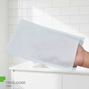 Disposable Spunlace Nonwoven All Natural Simple Adult Use Body Washing Gloves CE Certified