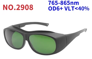 Welding Safety Glasses CE EN207 765-865nm OD6 Laser Eyewear For 808 Diode Laser Marking Welding Heating Equipment Laser Safety