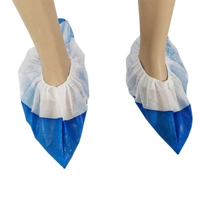 Factory Supply PP+CPE Shoe Covers Disposable - 100 Pack Disposable Shoe & Boot Covers Safety Shoes Cover for Visitor