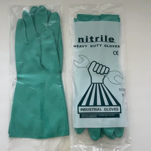 Premium Safety Nitrile Gloves for Industrial Use with Extra-Thick Design Chemical Resistance and Puncture Resistance Gloves