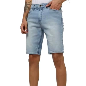 Breathable Customized Men's Denim Short Pants Men Jeans Shorts High Quality Custom Design and Logo Accepted Men Denim Shorts