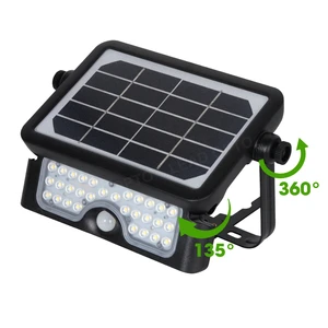 Global Patented 5 in 1 Multi Functional IP65 Waterproof DIY Style Portable Adjustable Solar Flood Light with 3 Years Warranty