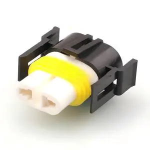 Jinhang2p-BY 2-Pin H11 Headlight Socket, Lamp Plug, Light Connector for Car H4 Bulb, Ceramic Holder, Silicone Cable