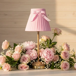 Bamboo Rechargeable Table Lamp Woven Rattan Shade Iron Base Eco Natural Coastal Farmhouse Living Room Hotel LED Table Lamp