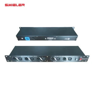 Stage Lighting Dmx512 Signal Mixer Support Dmx Light Control 3channel Signal Input 2channel Output Overlay Switching Transceiver