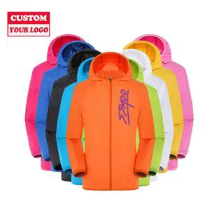 Ultra Light Breathable Logo Lightweight Black Sun Protection Clothing Camping Sun-Protective Outdoor Sports Coats
