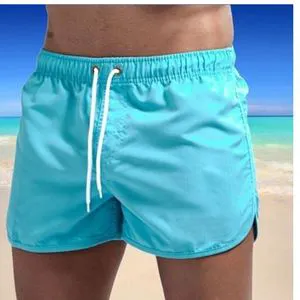 Men Swimming Trunks New Short Adult Loose Swimming Shorts