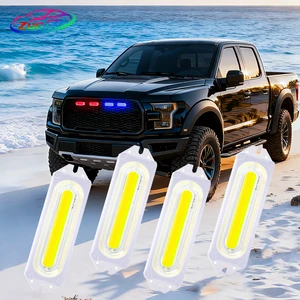 New Arrival Bright 12V Waterproof Lights Remote Controlled Grille Lamp for Automotive Front Grille Lighting Modification
