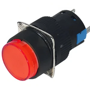 Customization Red Round 220V 240V 380V Plastic LED Indicator Light for Industrial Equipment