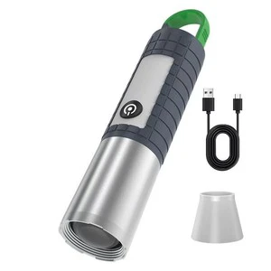 Wholesale Variable LED Flashlight, Powerful Rechargeable Tactical Outdoor Tent Lantern, Searchlight, Power Supply
