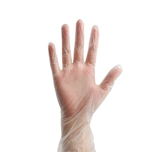 Disposable PVC Gloves Transparent Safety Gloves for Housekeeping Cleaning Thickened Wear-Resistant Food Grade Commercial Use