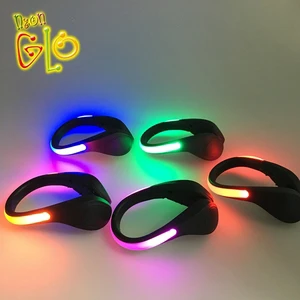 Wholesale Unisex Plastic LED Flashing Shoe Light for Night Running Outdoor Use Clips on Shoes for Kids & Adults LED Clip