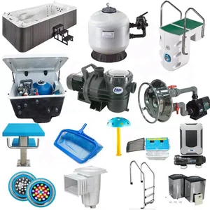 Swimming Pool Equipment And Accessories Full Set Sand Filter Pump Light Ladder For Inground Above Ground